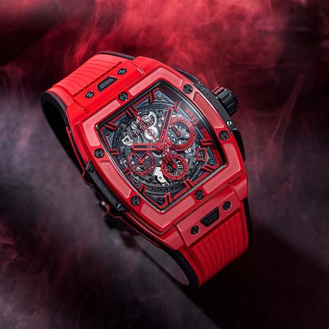 hublot spirit of big bang red|hublot big bang chronograph.